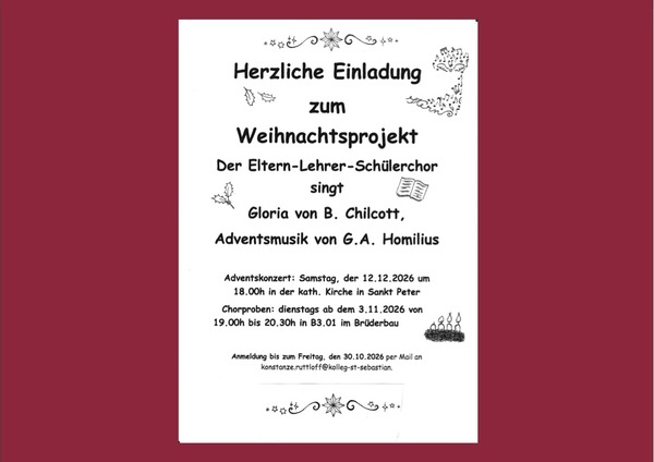 Eltern-Lehrer-Sch�ler-Chor