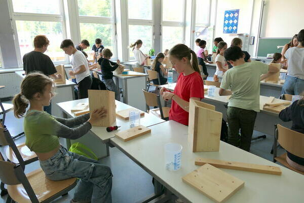 Weltersch�pfungstag 2024 - Nistkastenbau